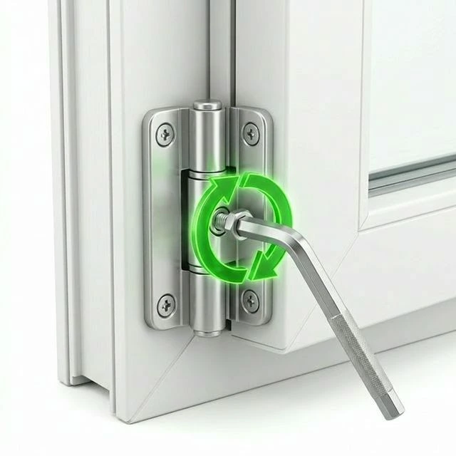 Fenster einstellen Imbusbeispiel