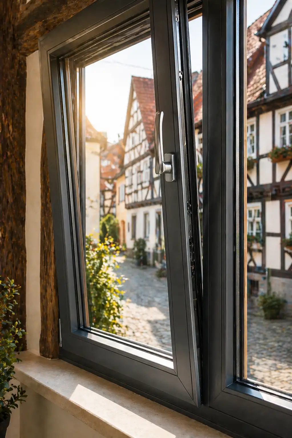 Kippfenster in Eltville Innenstadt