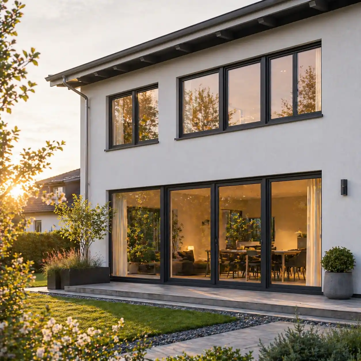 Haus von hinten in Butzbach