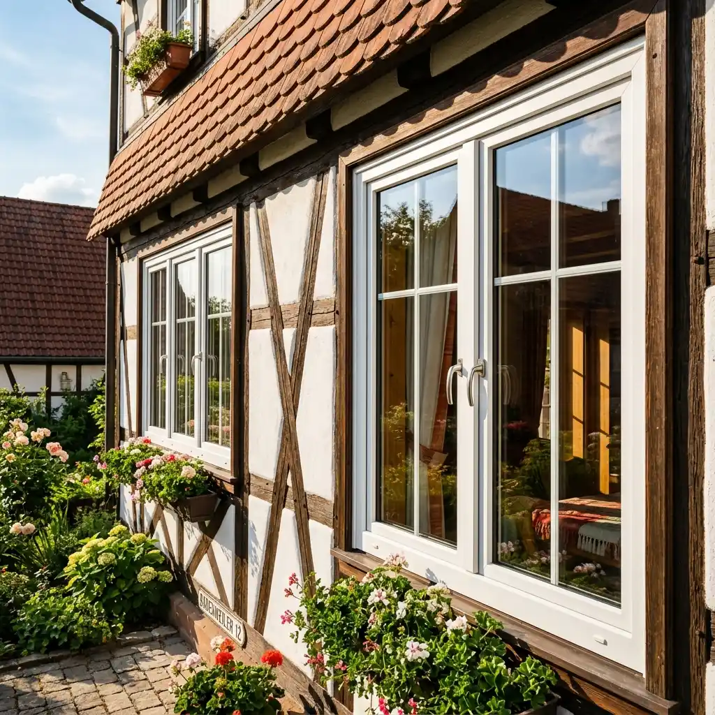 Fenster in Fachwerkhaus Bad Wildungen