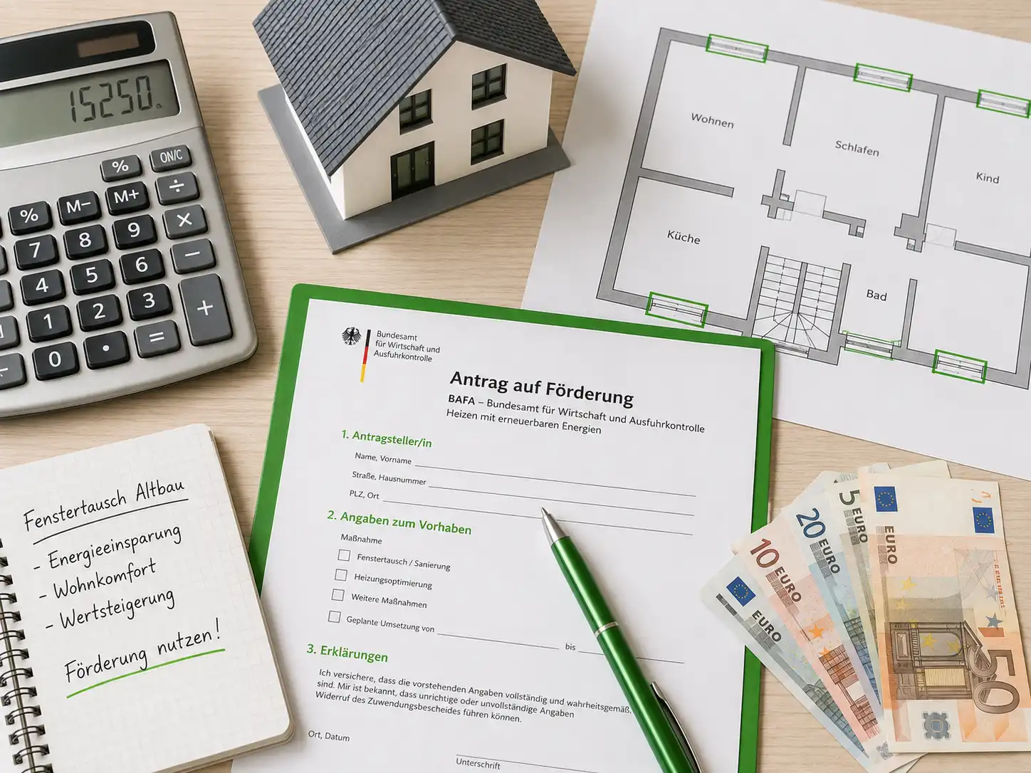 Förderung für Fenstertausch im Altbau – BAFA und KfW