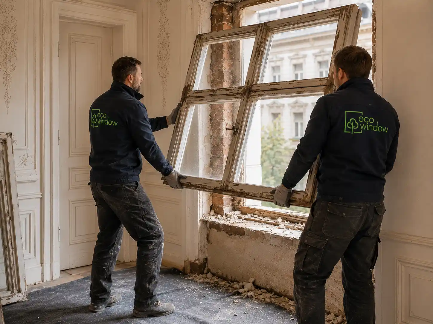 Fachgerechte Demontage alter Altbau-Fenster
