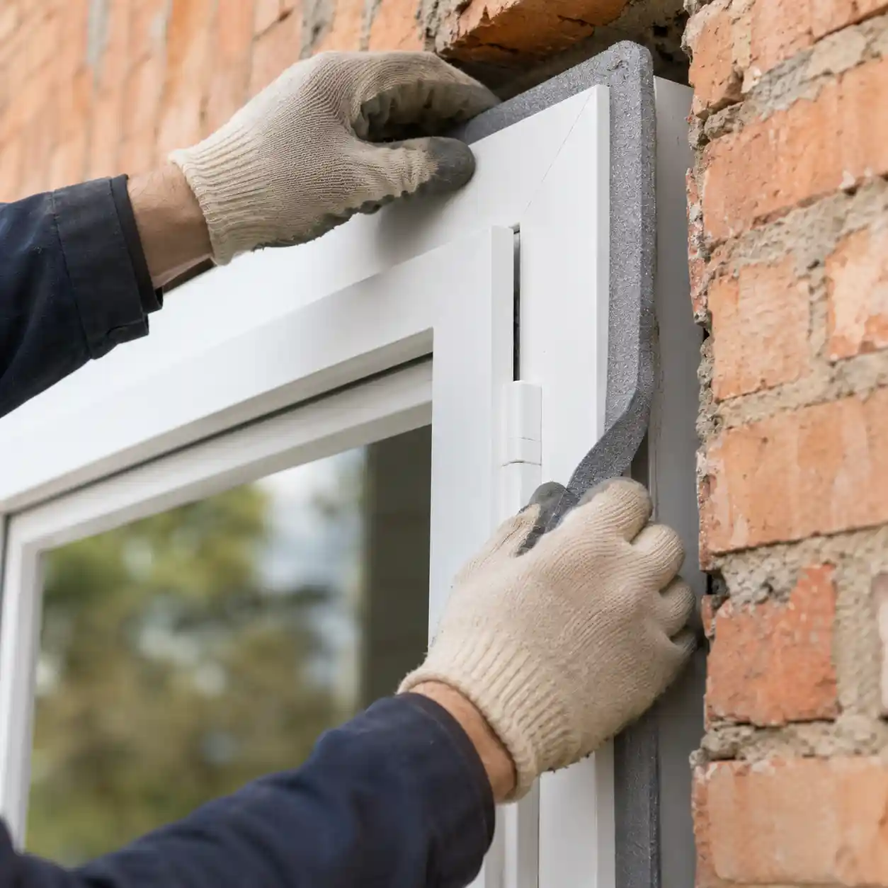 Fensterabdichtung Kompriband Folie ecowindow