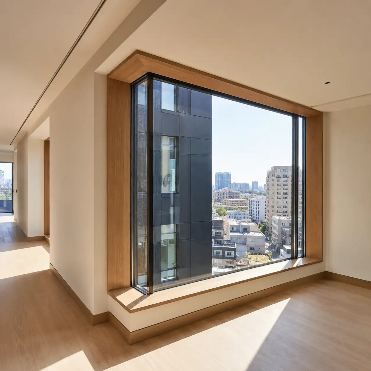 Holz-Alu Fenster mit Holz innen und Aluminium außen von ecowindow