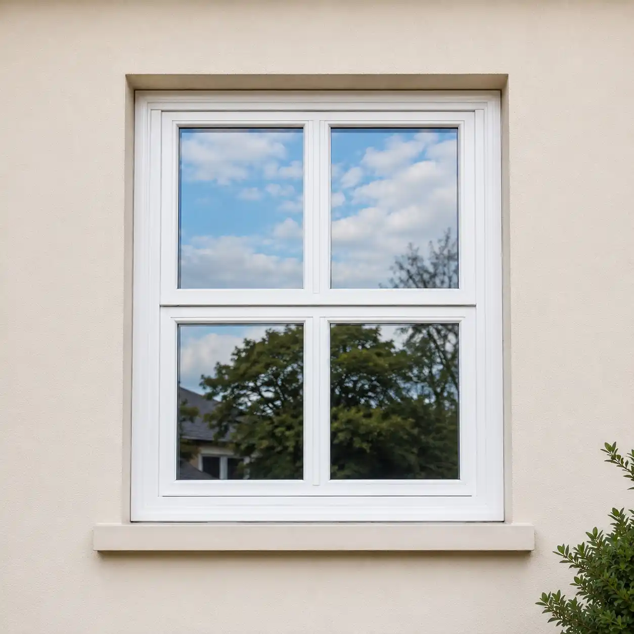 Kunststofffenster nach Maß von ecowindow-Monteur eingebaut