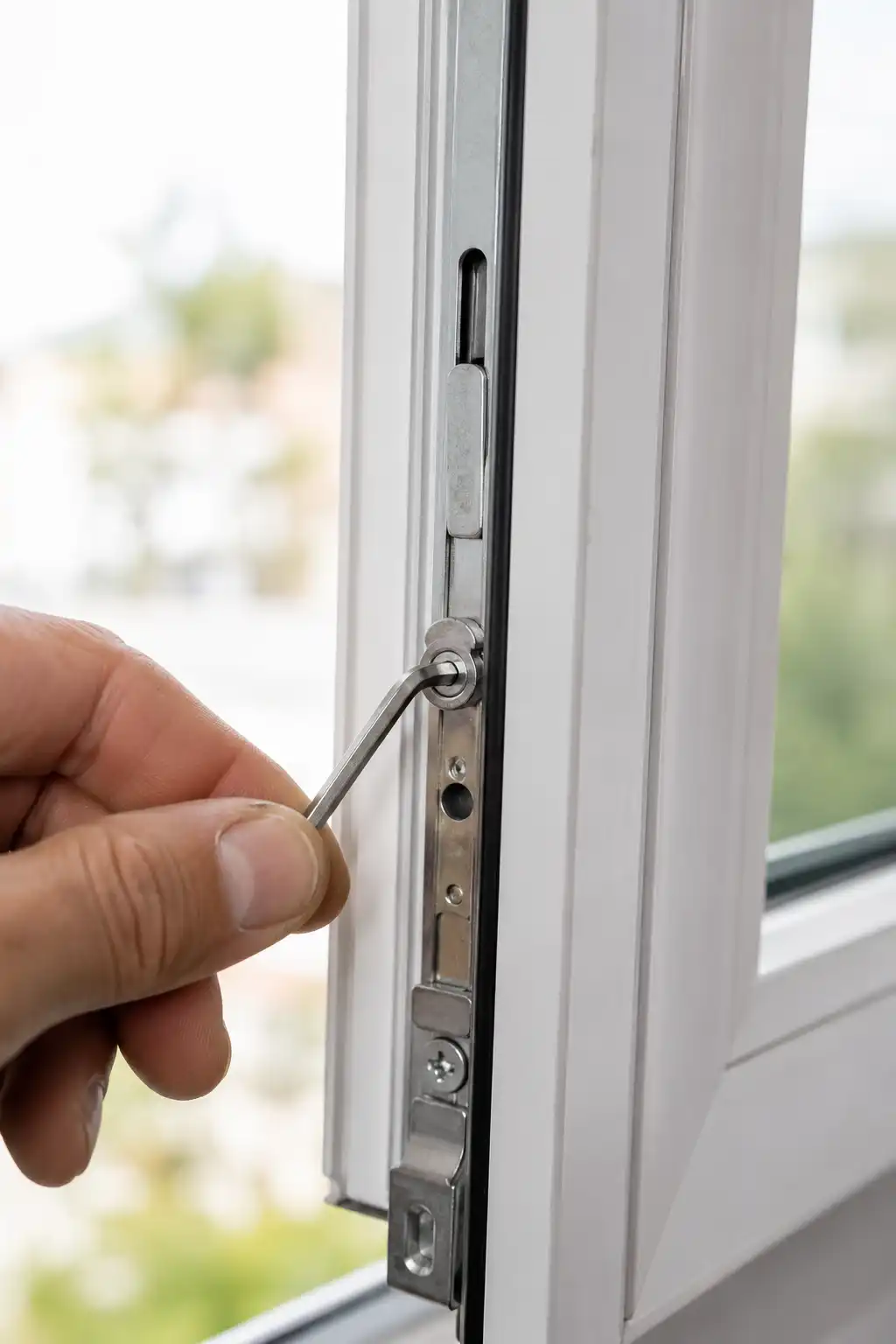 Anpressdruck am Fenster einstellen, ecowindow Anleitung