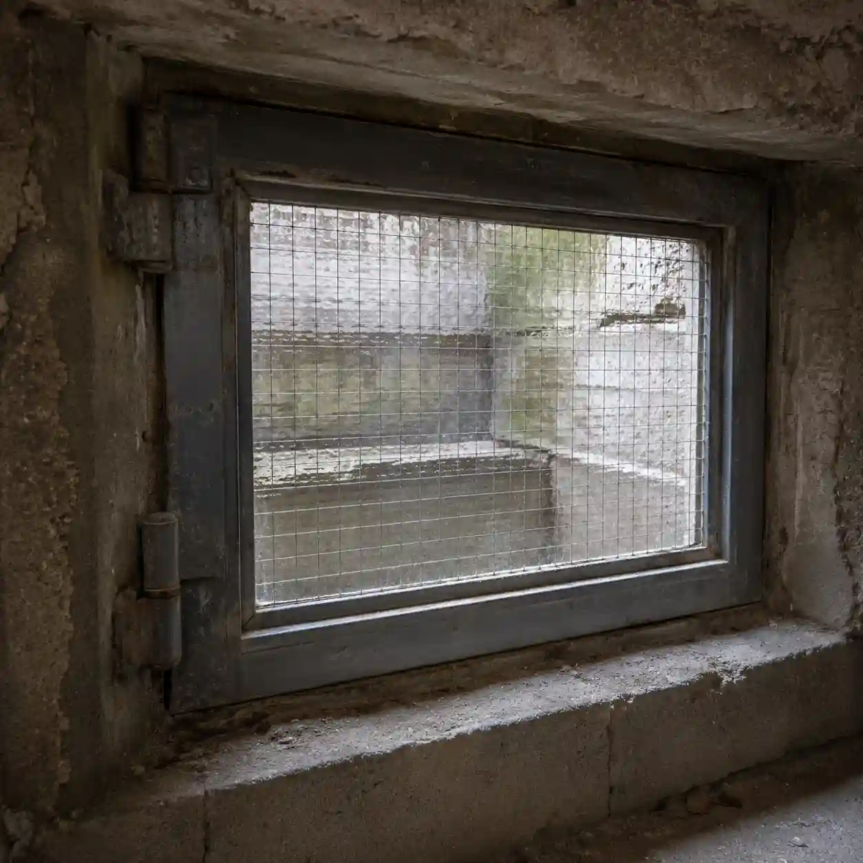 Einbetoniertes Kellerfenster austauschen ecowindow