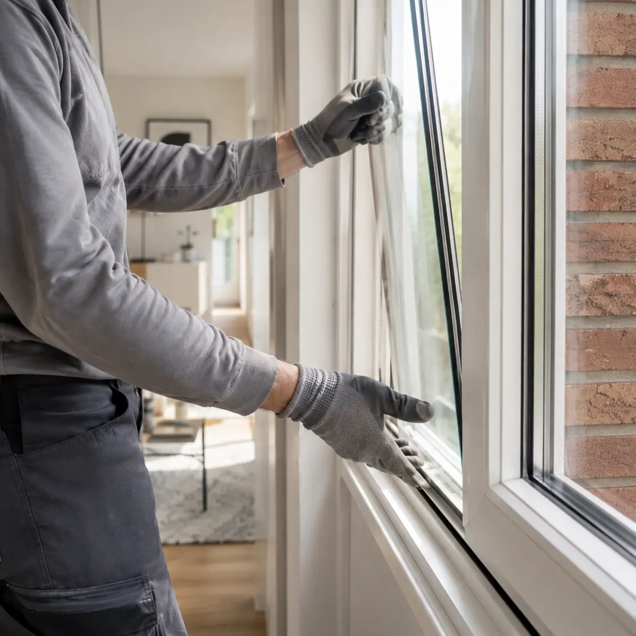 Einschubmontage Fenster Sanierung im bewohnten Zustand