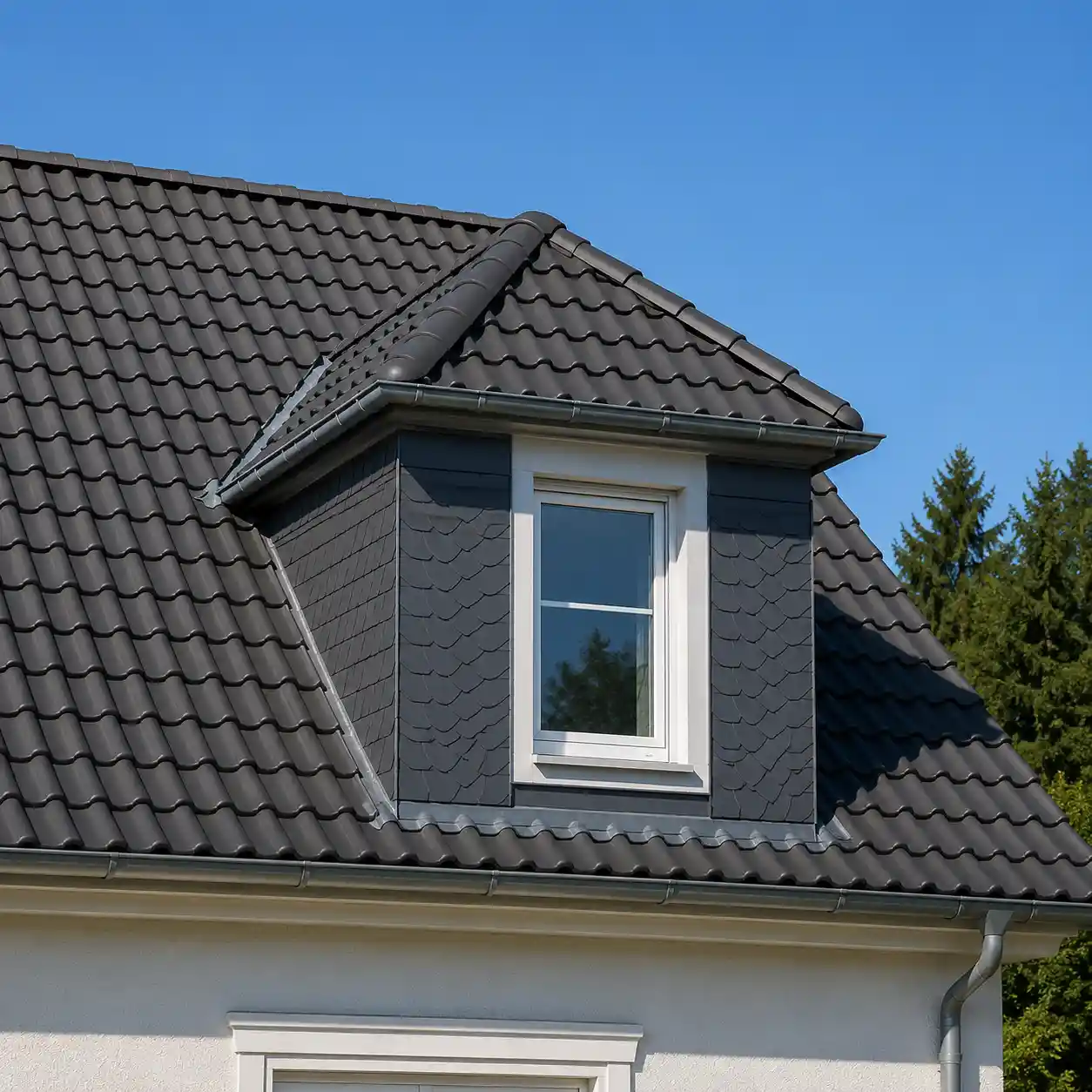 Walmgaube mit Gaubenfenster von ecowindow