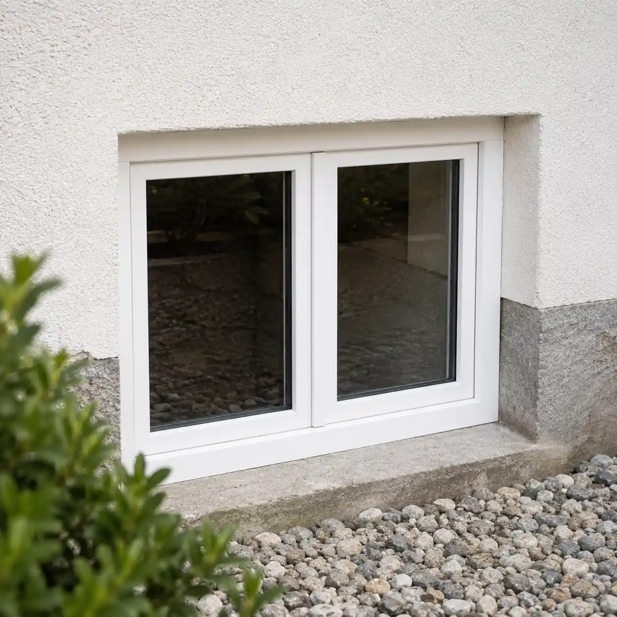 Kellerfenster aus Kunststoff