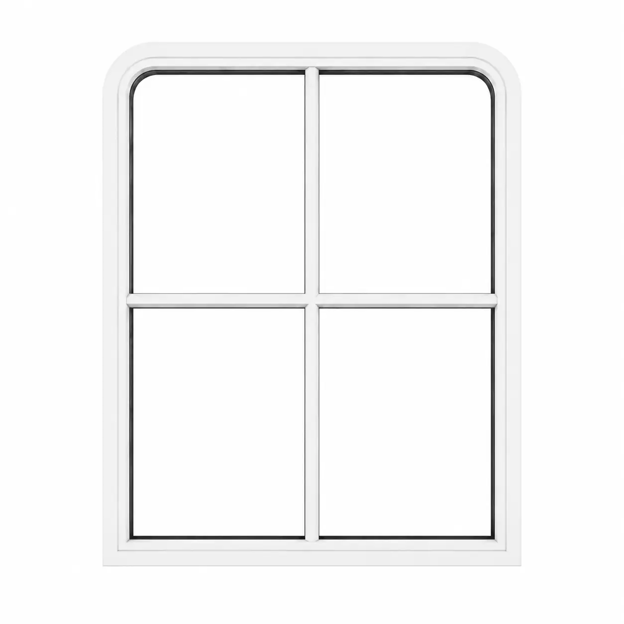 Korbbogenfenster Korbbogenfenster mit gedrücktem Bogen von ecowindow