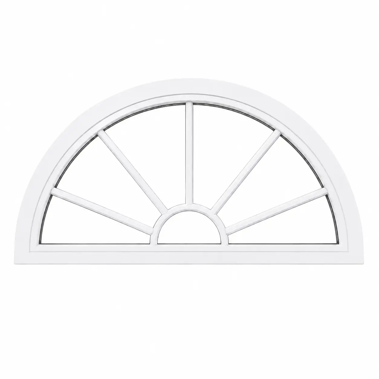 Halbkreisfenster Halbkreisfenster als Oberlicht von ecowindow