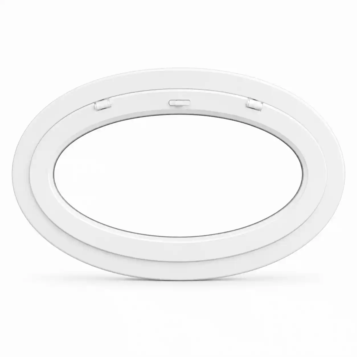 Skizze eines Ovalfensters mit Kipp-Öffnung zum Lüften von ecowindow