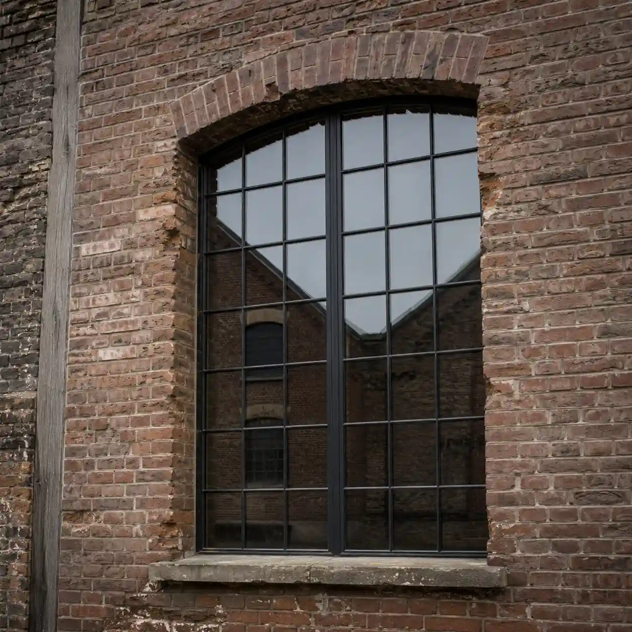 Historische Fassade mit originalgetreu nachgefertigtem Stahlfenster von ecowindow