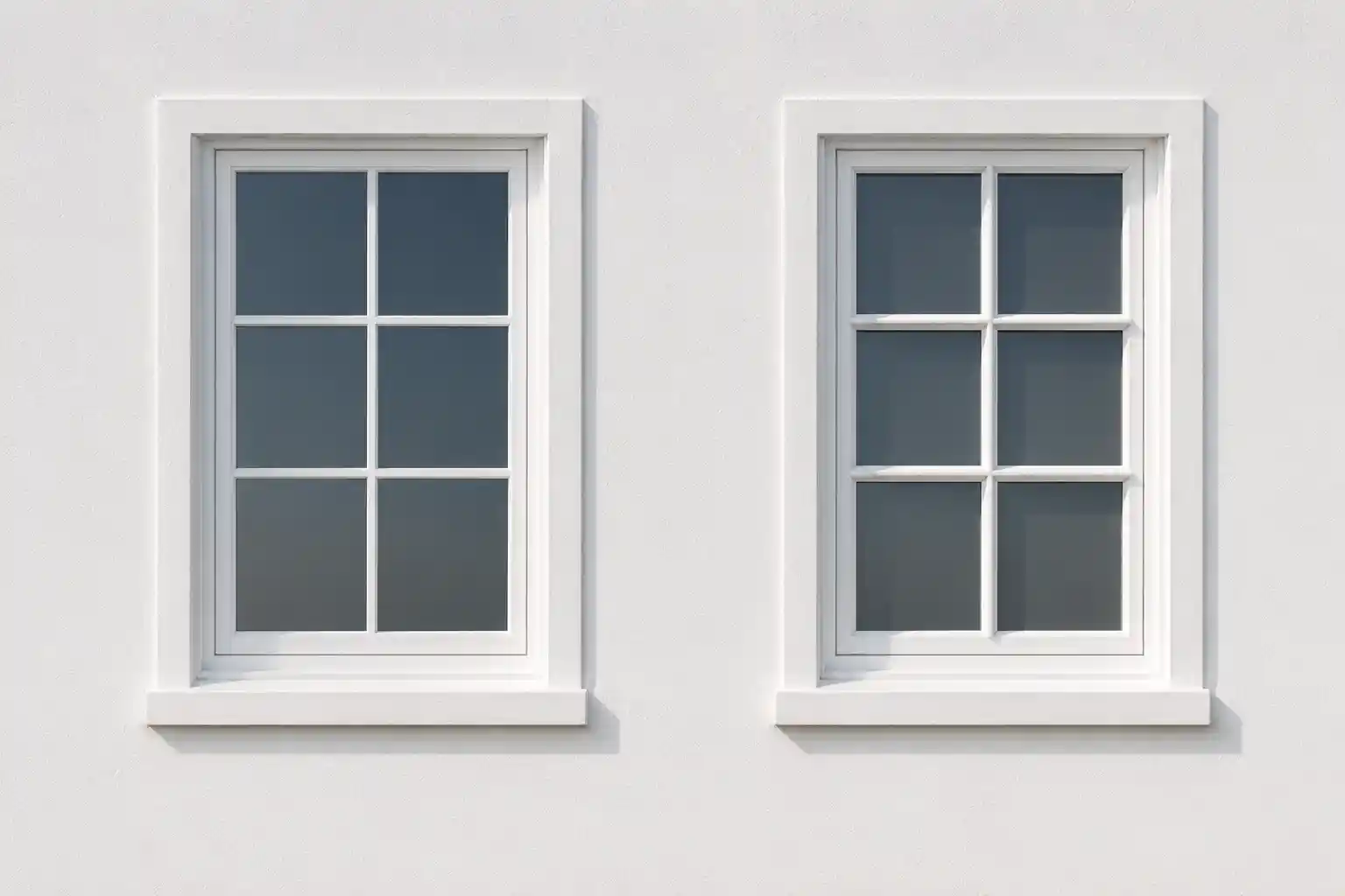 Optik im Vergleich Innenliegende und aufgesetzte Sprossen im Vergleich bei ecowindow