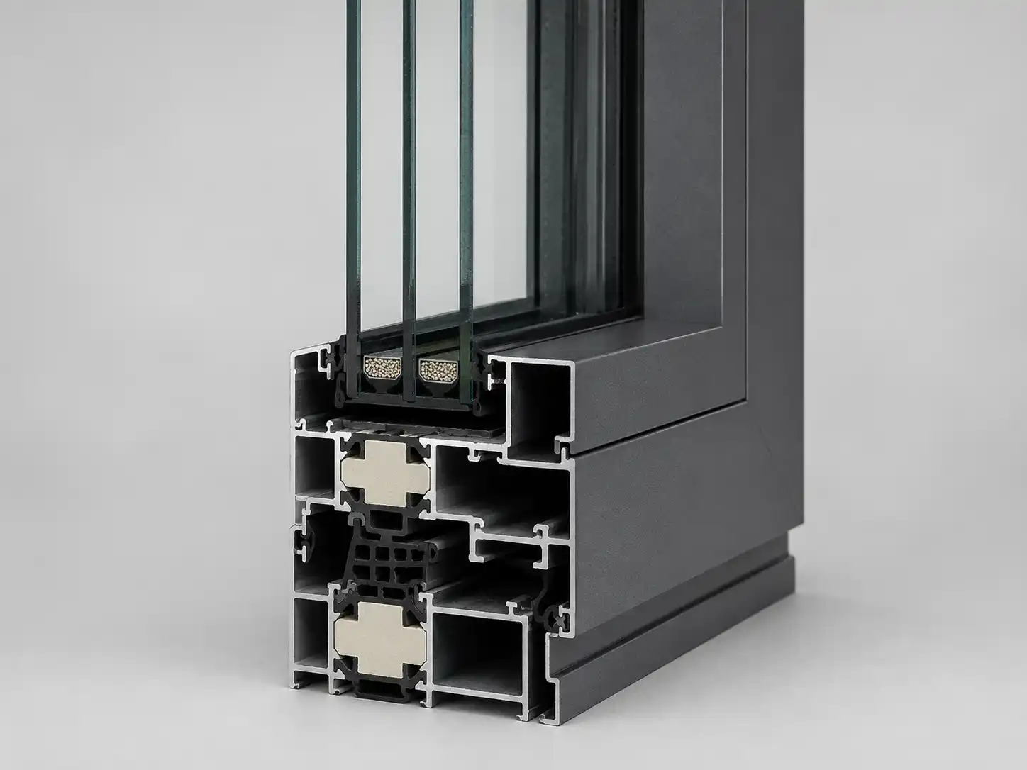 Aluminiumprofil für Außentüren von ecowindow