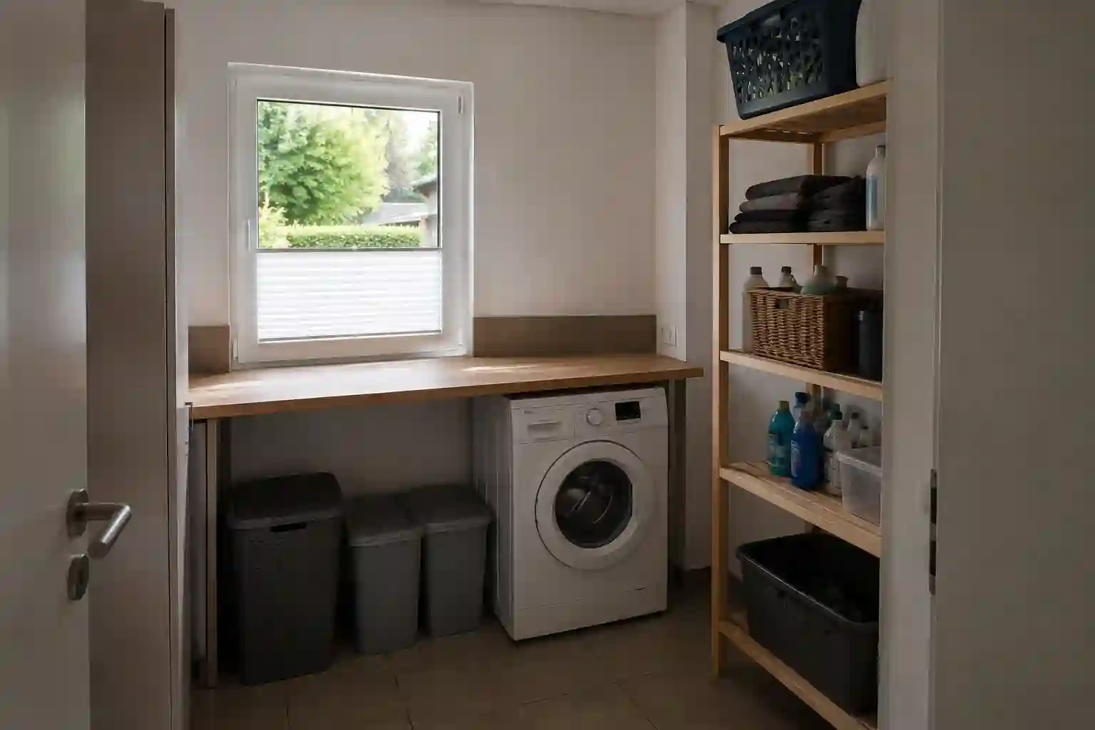 Kleines Nebenraumfenster in einem Abstellraum von ecowindow