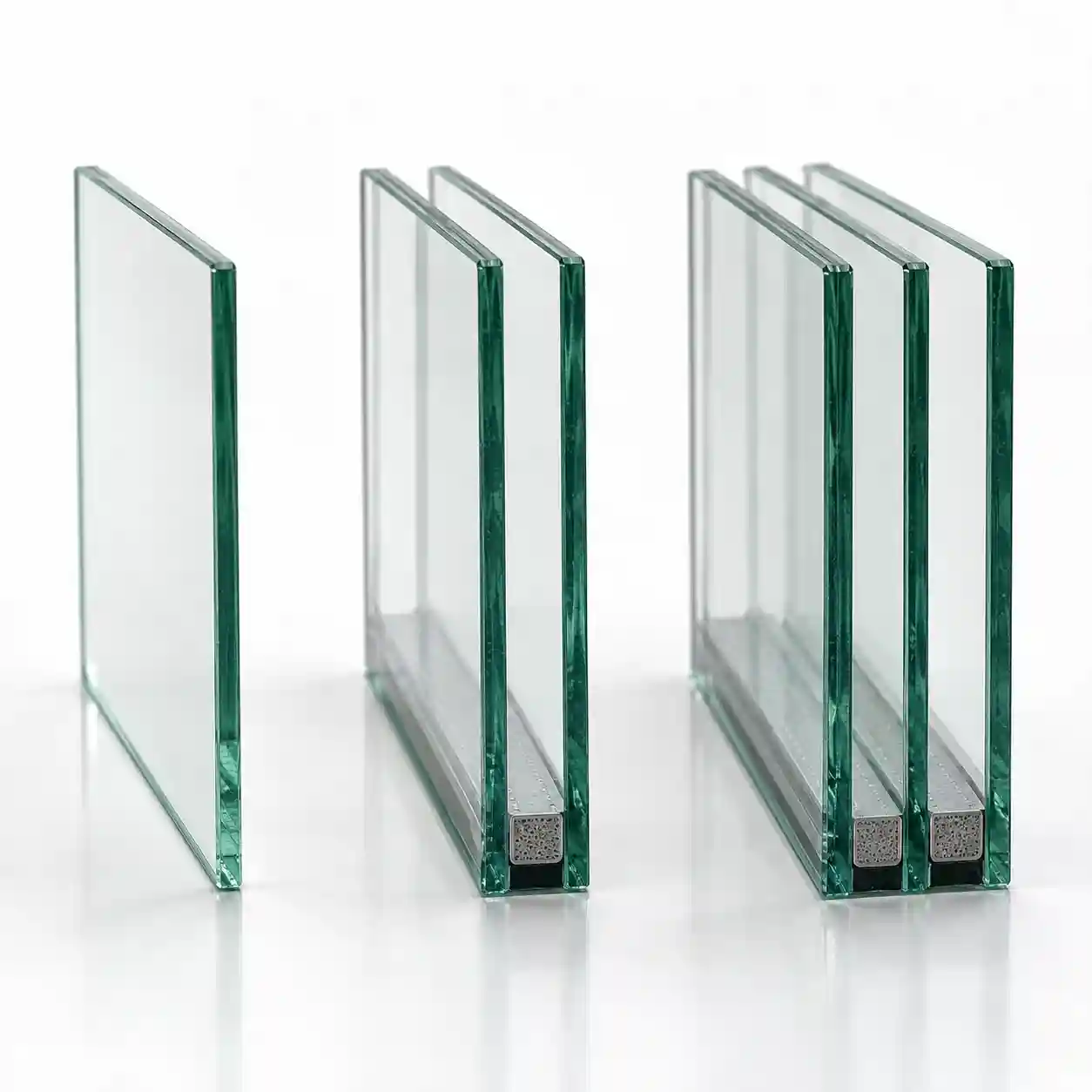 Aufbau eines Wärmeschutzfensters aus Verglasung, Gasfüllung, Randverbund und Rahmen bei ecowindow
